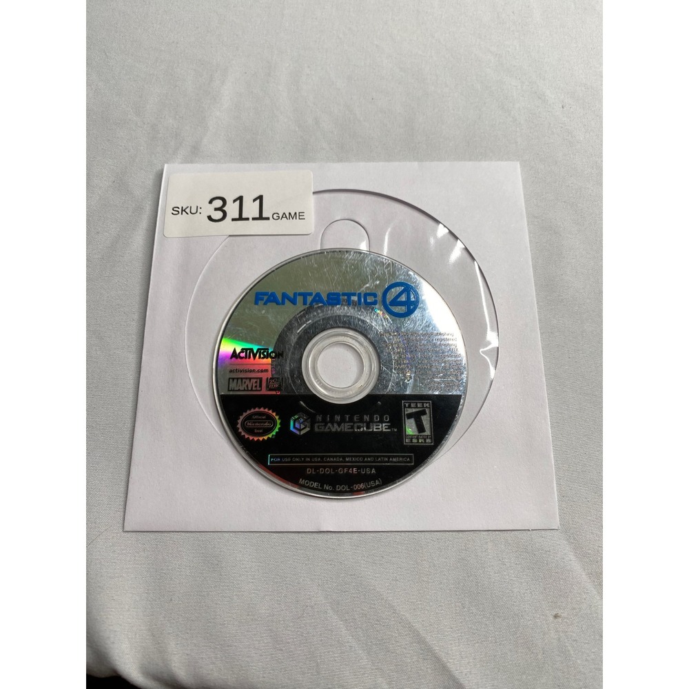 Fantastic 4 Nintendo GameCube Disc Only